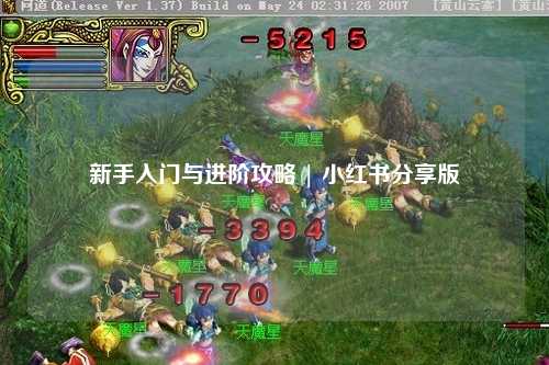 新手入门与进阶攻略 | 小红书分享版