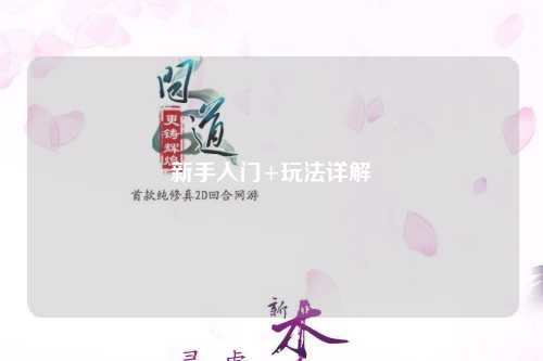 新手入门+玩法详解