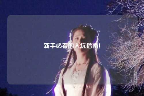 新手必看的入坑指南！